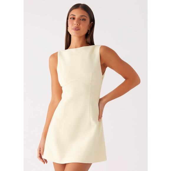 Peppermayo Dresses & Skirts - Peppermayo Lulita Buttercream Yellow Mini Dress Women's Size 12 NEW NWT Party